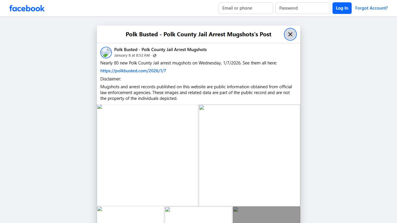 Nearly 80... - Polk Busted - Polk County Jail Arrest Mugshots Facebook